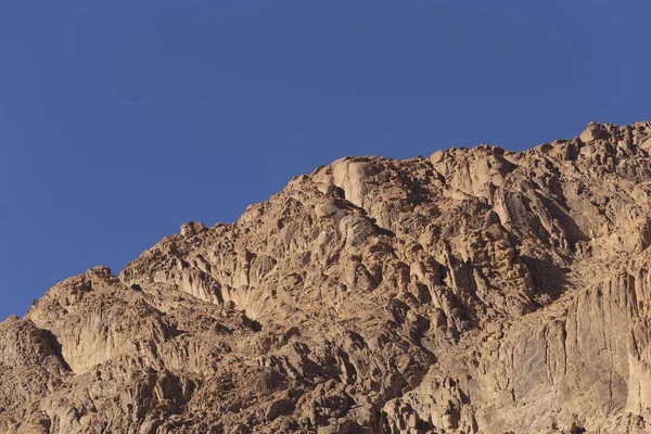 Egito Monte Sinai Manhã Nascer Sol Monte Horeb Gabal Musa — Fotografia de Stock