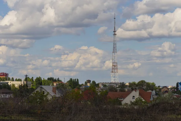 Outskirts Chisinau Panorama Capital Moldova Cloudy Sky Rain — Stock Photo, Image