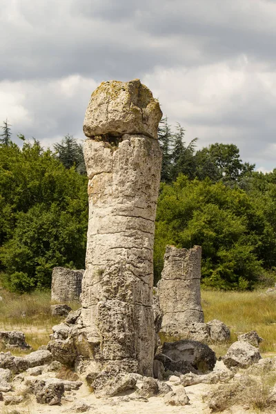 Piedras Plantadas También Conocido Como Desierto Piedra Landforms Provincia Varna — Foto de Stock