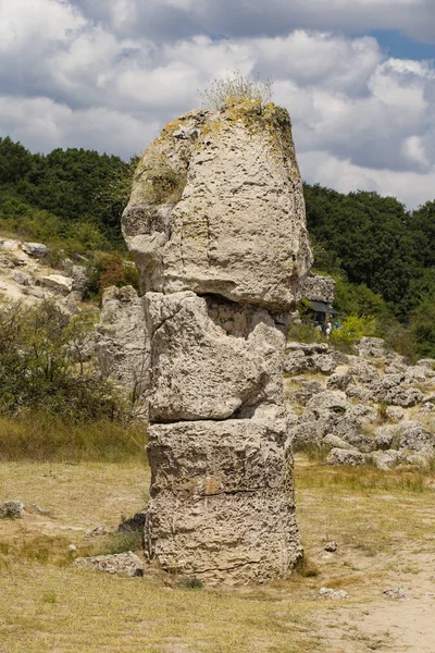 Piedras Plantadas También Conocido Como Desierto Piedra Landforms Provincia Varna — Foto de Stock