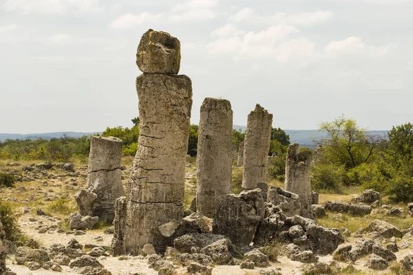 Piedras Plantadas También Conocido Como Desierto Piedra Landforms Provincia Varna — Foto de Stock