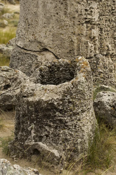 Piedras Plantadas También Conocido Como Desierto Piedra Landforms Provincia Varna — Foto de Stock