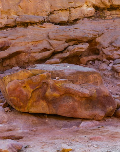 Coloured Canyon Rock Formation Sinai Peninsula Sights Nuweiba Egypt — Stock Photo, Image