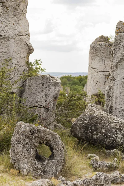 Piedras Plantadas También Conocido Como Desierto Piedra Landforms Provincia Varna — Foto de Stock