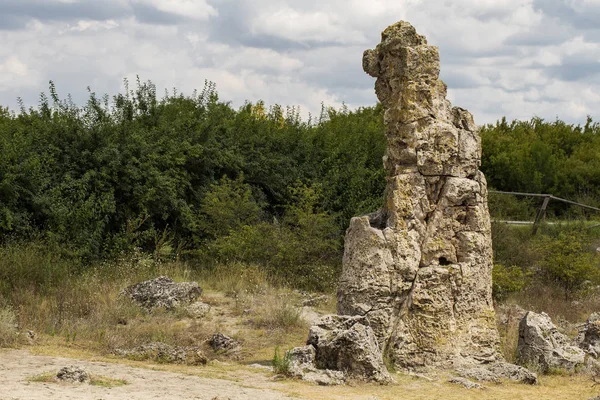 Piedras Plantadas También Conocido Como Desierto Piedra Landforms Provincia Varna — Foto de Stock