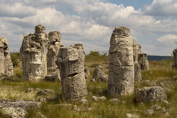 Piedras Plantadas También Conocido Como Desierto Piedra Landforms Provincia Varna — Foto de Stock