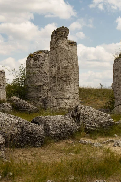 Pietrele Plantate Cunoscute Sub Numele Deșertul Piatră Forme Relief Din — Fotografie, imagine de stoc