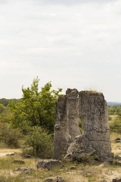 Piedras Plantadas También Conocido Como Desierto Piedra Landforms Provincia Varna — Foto de Stock