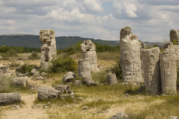 Pierres Plantées Également Connu Sous Nom Désert Pierre Landforms Varna — Photo