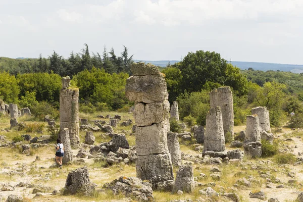 Piedras Plantadas También Conocido Como Desierto Piedra Landforms Provincia Varna — Foto de Stock