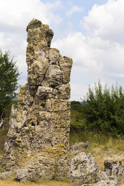 Piedras Plantadas También Conocido Como Desierto Piedra Landforms Provincia Varna — Foto de Stock