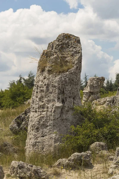 Piedras Plantadas También Conocido Como Desierto Piedra Landforms Provincia Varna — Foto de Stock