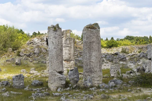 Piedras Plantadas También Conocido Como Desierto Piedra Landforms Provincia Varna — Foto de Stock