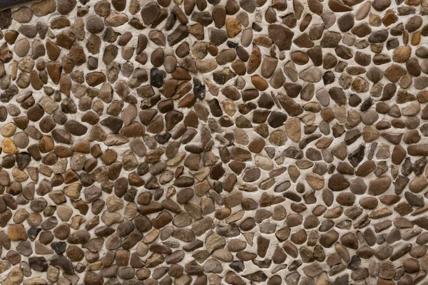 光と暗い小石の床のパターン 天然素材のモダンモザイク — ストック写真