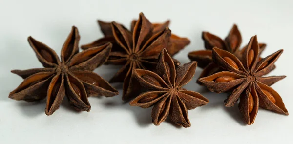 Star Anise Illicium Genus Flowering Plants Treated Part Family Schisandraceae — Stock Photo, Image