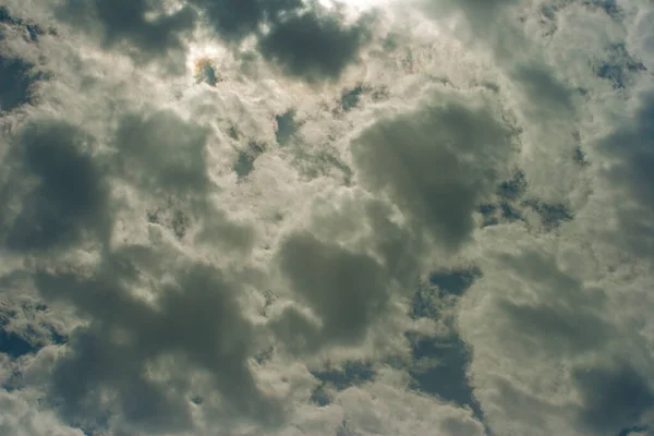 Tragis Suram Langit Fantastis Langit Planet Bumi Cloudscape Langit Biru — Stok Foto