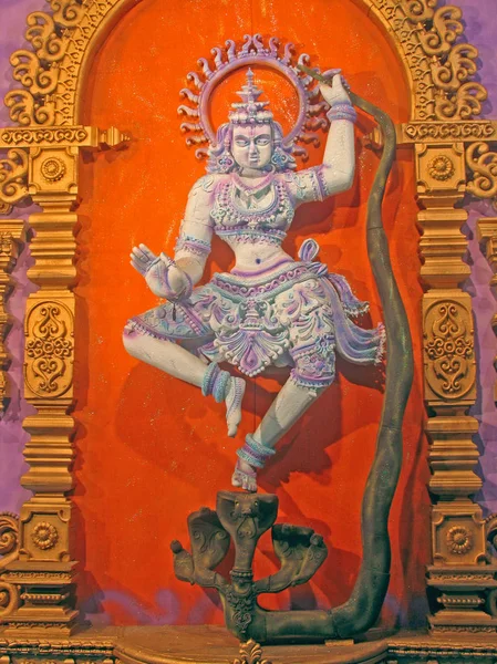Натараджа Господь Царь Танца Изображение Индуистского Бога Шивы Космического Танцора — стоковое фото
