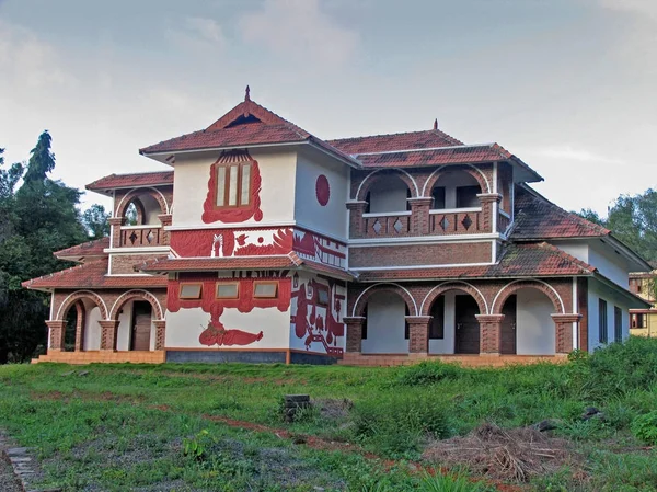 Університет Мистецтв Культури Керала Каламандалам Великим Центром Вивчення Індійського Виконавського — стокове фото