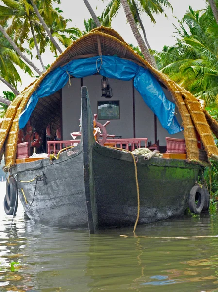 Casa Barco Remanso Alappuzha Kerala India — Foto de Stock