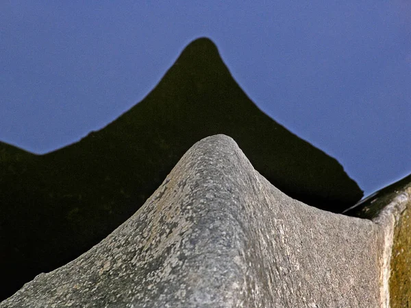 Reflexion Von Felsen Wasser Des Kukadi Flusses Nighoj Maharashtra Indien — Stockfoto