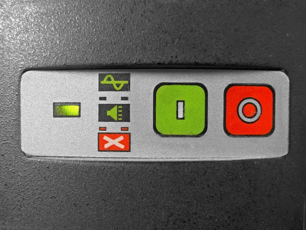 ボタン Ups の光の指標 — ストック写真