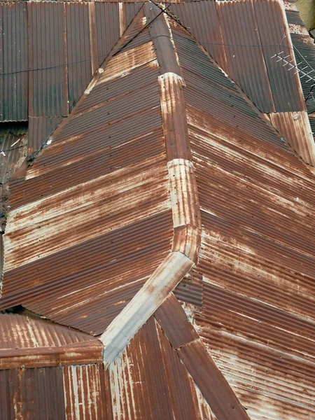 Old Rusted Metal Roof — Stock Photo, Image