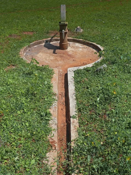 Boring Hand Pump Village India — Stock Photo, Image