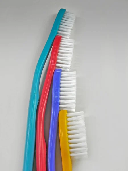 Toothbrushes Different Colors — Stock Photo, Image