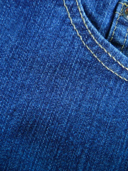 Close Blue Jeans Pocket — Stock Photo, Image
