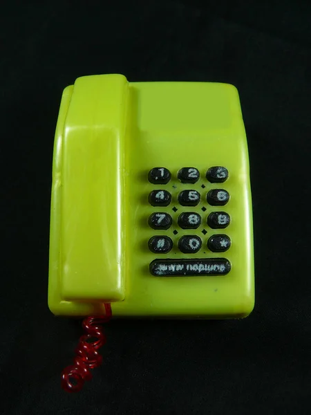 Brinquedo Telefone Miniatura Modelo — Fotografia de Stock