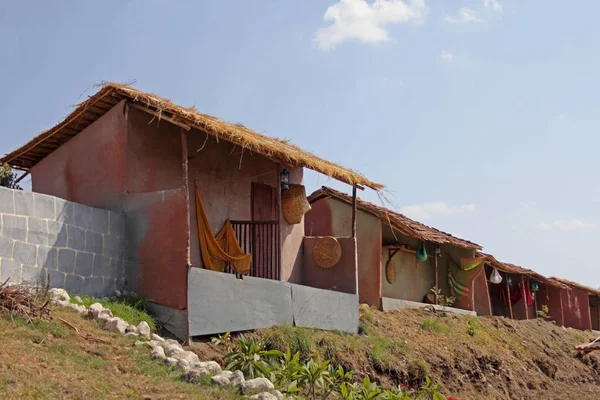 典型的な田園インドの家 — ストック写真