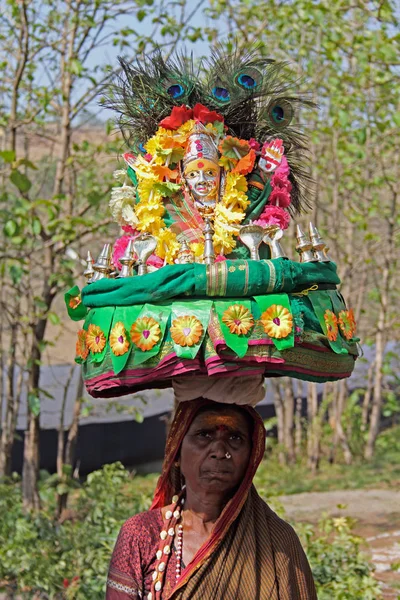 Godin Devi Renuka Yellamma Devdasi Beurs — Stockfoto