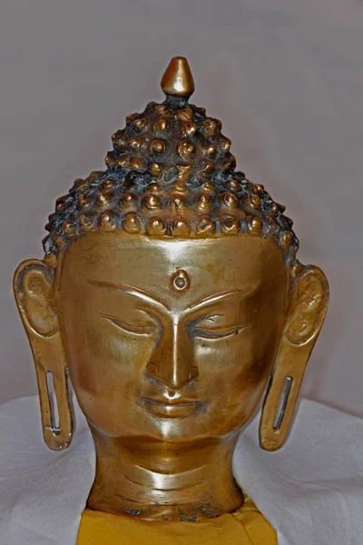 Jain God Mahavir Idol, India — Stock Photo, Image