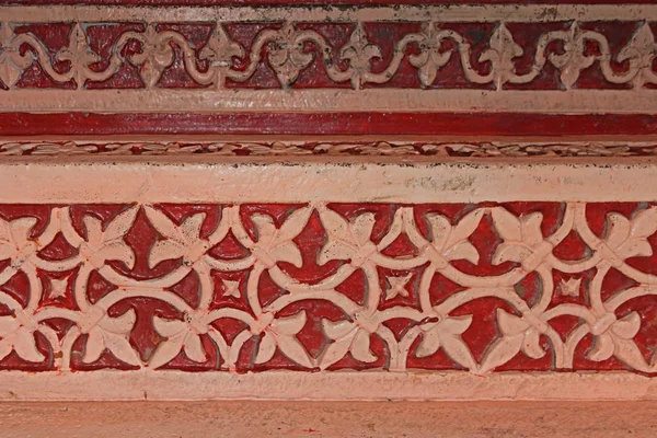 Vyřezávaný design, chrám v Somesháru — Stock fotografie