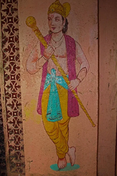 Jay och Vijay är dörrvakter, Someshwar Temple — Stockfoto