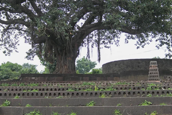 Bhima rivier Ghat — Stockfoto