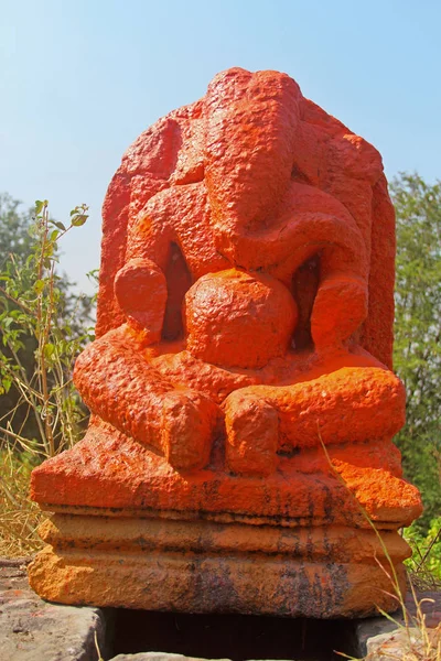 God Gajanana at Mastani Lake, India — Stock Photo, Image