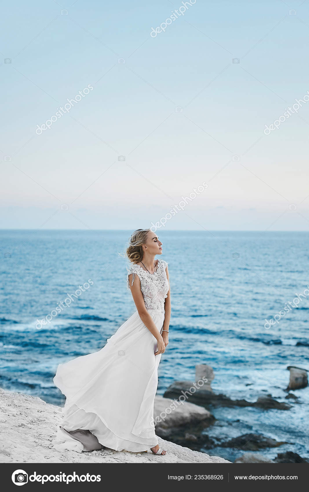 Naked Beach Blonde