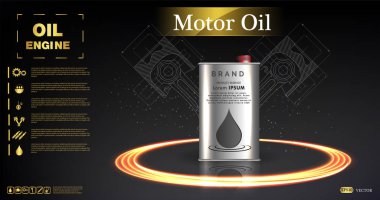 Teneke kutu jerrican vektör veya yakıt benzin otomobil ve plastik bidon benzin veya yağ çizim ile olabilir. Şişe motor yağı