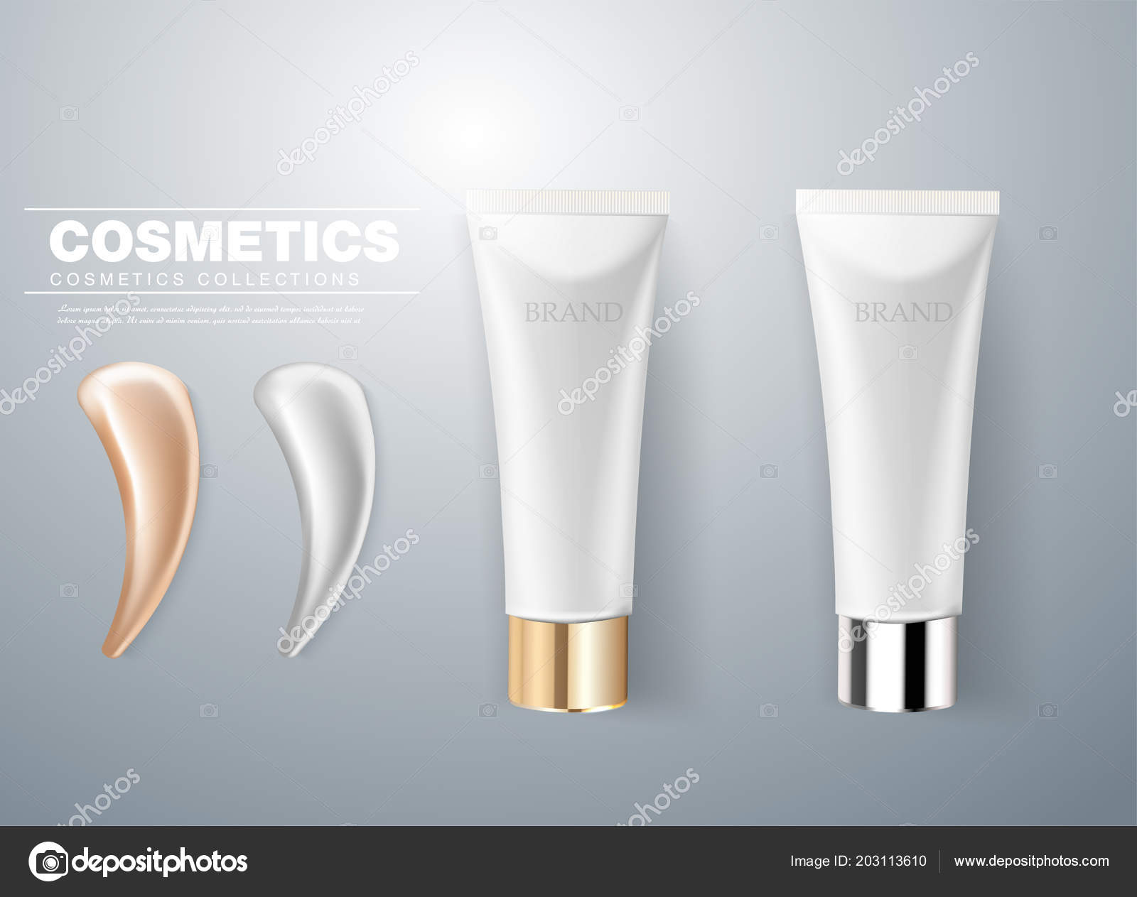 Download Skin Care Packaging Mockup Design Of Cosmetic Packaging Gray Cream Tube With Smear Stroke 3d Realistic Vector Illustration Cosmetics Mockup For Branding Beauty Skincare Product Stock Vector C Zinetron 203113610 PSD Mockup Templates