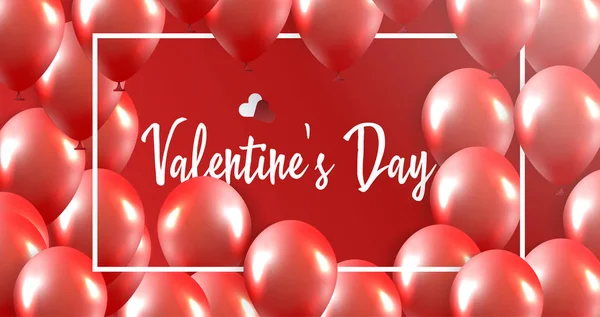 Valentines Day banner — Stock Vector