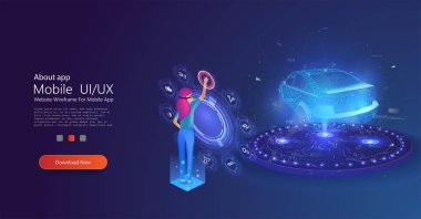 Gelecekteki araba tamirhanesi, oto bayi servisi 