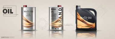 Bir arka plan üzerinde şişe motor yağı bir motor-araba 