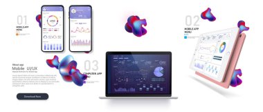 Web sitesi şablonu. Forex piyasası. İkili opsiyon. 