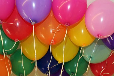 balonlar, balonlar, renkli, yakın plan