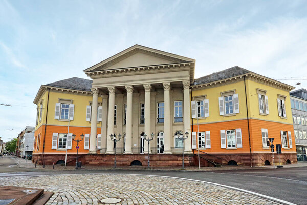 Markgraefliches Palais at Rondellplatz in Karlsruhe, Baden-Wuerttemberg, Germany