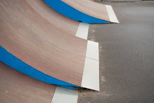 Schöne Skate Und Andere Sportpark Auf Puplic Park Platz Für — Stockfoto