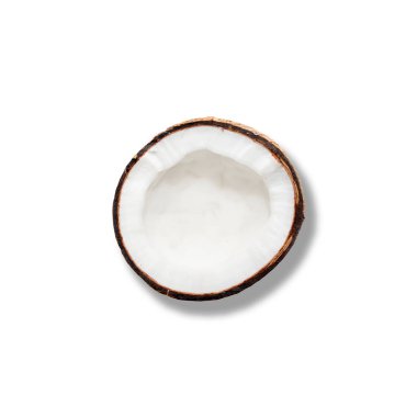 Taze hindistan cevizi manzaralı desen. Metin için boşluk. tropik meyve