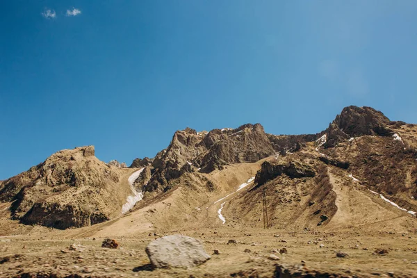 Gran Piedra Paisaje Con Montañas Georgia Picos Nevados — Foto de Stock