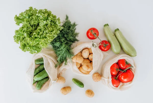 Set vegetable products salad stew soup fresh — Stock Photo, Image